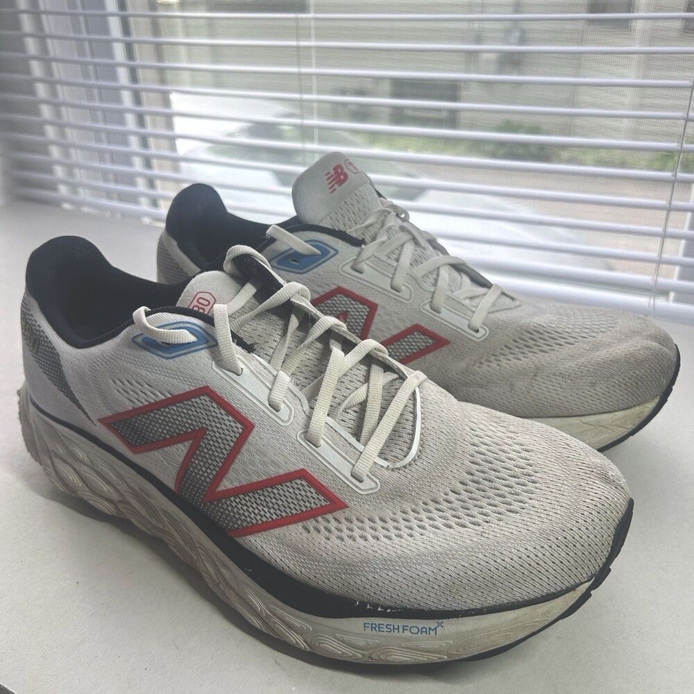 Size 13 WIDE 2E Men's New Balance Fresh Foam X 880v14 Sneakers M880C14 White